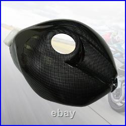 Carbon Fiber Paint Fuel Gas Tank Cover Fairing Cowl For 2006 2007 YAMAHA YZF R6