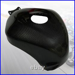 Carbon Fiber Paint Fuel Gas Tank Cover Fairing For Kawasaki Ninja ZX6R 2007-2008