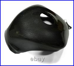 Carbon Fiber Paint Fuel Gas Tank Cover Fairing For Kawasaki Ninja ZX6R 2007-2008