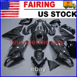 Carbon Fiber Plastic Fairing Kit+Tank For Kawasaki Ninja 650R 2009-2011 ABS Body