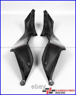 Carbon Fiber Side Tank Panels for Kawasaki Ninja H2 SX SE 2022-2023