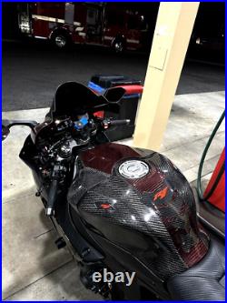 Carbon Fiber Tank Cover 2015-2016-2017-2018-2019-2020-2021-2024-25 Yamaha Yzf R1