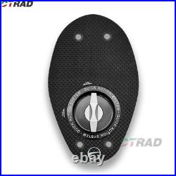 Carbon Fiber Tank Fuel Gas Cap Keyless Cover For DUCATI 999R 999S 2004 2005 2006