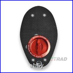 Carbon Fiber Tank Fuel Gas Cap Keyless Cover For DUCATI 999R 999S 2004 2005 2006