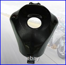 Carbon Fiber Tank Gas Fuel Cover For For Kawasaki Ninja ZX6R ZX 6R 636 24 25 26
