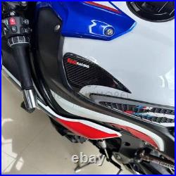 Carbon Fiber Tank Rear Tail Covers Sliders Decal For BMW S1000RR 2019-2024