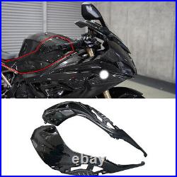 Carbon Fiber Tank Side Cover Panel Fairing Cowling For BMW S1000RR 2019-2023