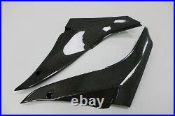 Carbon Fiber Tank Side Cover Panel Trim Fairing For Kawasaki ZX10R 2008-2010