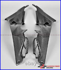 Carbon Fiber Tank Side Covers with internal lugs for BMW S1000R, S1000RR (14-20)