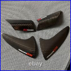 Carbon Fiber Tank rear tail Covers Sliders Decal For BMW S1000RR 2019-2024