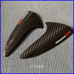 Carbon Fiber Tank rear tail Covers Sliders Decal For BMW S1000RR 2019-2024