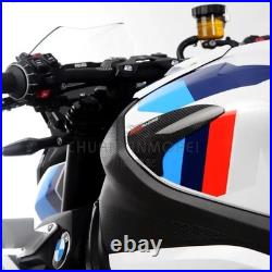 Carbon Fiber Tank rear tail Covers Sliders Decal For BMW S1000RR 2019-2024