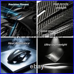 Carbon Fiber Upper Tank Airbox Cover For Kawasaki ZX-10R 2021-2025