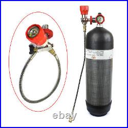 Carbon Fiber Valve Gauge High Pressure SCBA Paintball Air Tank Valve 30MPA