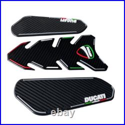 Carbon fiber Tank Pad Protector Sticker Decal For Ducati Streetfighter V2 2022