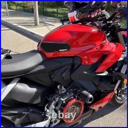Carbon fiber Tank Pad Protector Sticker Decal For Ducati Streetfighter V2 2022