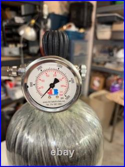 Carleton (Cobham) M4927 97 CU FT/9.0L/550 CU N/60 Minute Carbon Fiber Air Tank Carleton (Cobham) M4927 97 CU FT/9.0L/550 CU N/60 Minute Carbon Fiber Air Tank