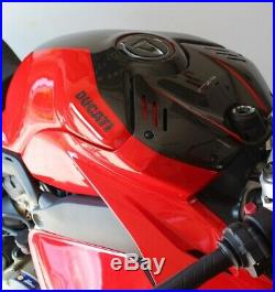 Cover Tank Carbon Red Ducati Panigale V4/V4s/V4R