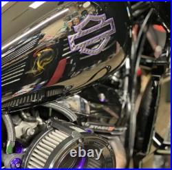 Custom Carbon Fiber tank emblems badges, CVO 3.7 Size, With outline