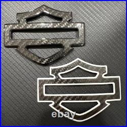 Custom Carbon Fiber tank emblems badges, CVO 3.7 Size, With outline