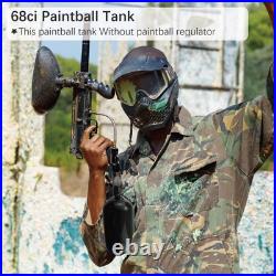 DOT 68/4500 Paintball Tank, 68ci Carbon Fiber Tank, 4500psi HPA PCP Tank, Paintb