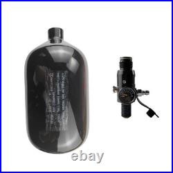 DOT 68ci/4500psi Paintball Tank System, Black cabon Fiber 68ci hpa Tank, Paintb
