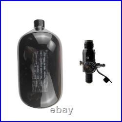 DOT 68ci Carbon Fiber Paintball Tank System, Black Carbon Fiber hpa Tank, Paint DOT 68ci Carbon Fiber Paintball Tank System, Black Carbon Fiber hpa Tank, Paint