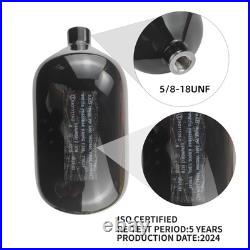 DOT 68ci Carbon Fiber Paintball Tank System, Black Carbon Fiber hpa Tank, Paint DOT 68ci Carbon Fiber Paintball Tank System, Black Carbon Fiber hpa Tank, Paint