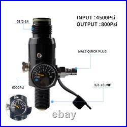 DOT 68ci Carbon Fiber Paintball Tank System, Black Carbon Fiber hpa Tank, Paint DOT 68ci Carbon Fiber Paintball Tank System, Black Carbon Fiber hpa Tank, Paint