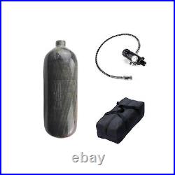 DOT 98ci/4500psi carbon fiber tank system, Paintball HPA PCP Tank HPA Scub