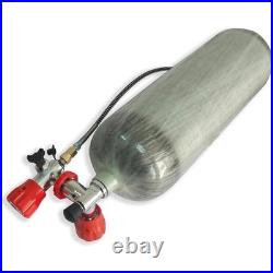 DOT certified 6.8L 30MPA Paintball PCP tank Carbon Fiber air Tank with Valve Set