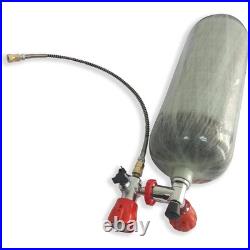 DOT certified 6.8L 30MPA Paintball PCP tank Carbon Fiber air Tank with Valve Set