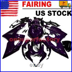 Dark Purple Forged Carbon Fiber Fairing kit +Tank For Suzuki GSXR1000 2005 2006