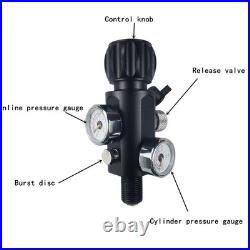 Discounted DOT 98ci/1.6L Carbon Fiber Tank with Dual Gauge Valve, PCP Tank 450