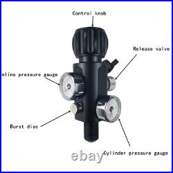 Discounted DOT 98ci/1.6L Carbon Fiber Tank with Dual Gauge Valve, PCP Tank 450 Discounted DOT 98ci/1.6L Carbon Fiber Tank with Dual Gauge Valve, PCP Tank 450