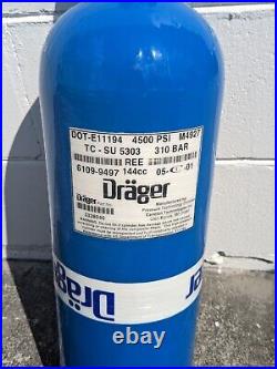 Drager TC-SU5303 SCUBA / Paintball Carbon Fiber Cylinder Tank 4500 PSI 144cc