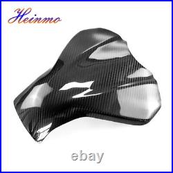 Dry Carbon Fiber Gas Fuel Tank Cover Fairing For Kawasaki Ninja 400 2018 2022