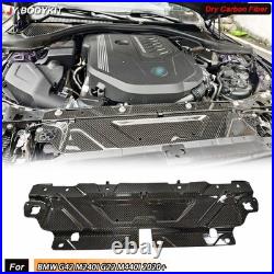 Dry Carbon Fiber Water Tank Cover Cooling Panels for BMW G22 M440I G42 M240I 20+