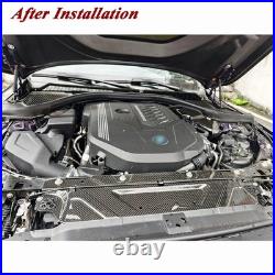 Dry Carbon Fiber Water Tank Cover Cooling Panels for BMW G22 M440I G42 M240I 20+