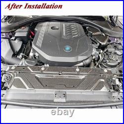Dry Carbon Fiber Water Tank Cover Cooling Panels for BMW G22 M440I G42 M240I 20+