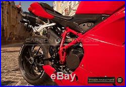 Ducati 848 1098 1198 Carbon Fiber Tank Side Panels Dry Pre-Preg Superbike