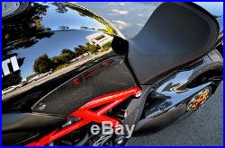 Ducati Diavel Under Tank Lower Side Fairing Panel Cover Set Carbon Fiber Fibre