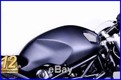 Ducati Monster 696 796 1100 100% Carbon Fiber Side Tank Cover Fairing, Matte