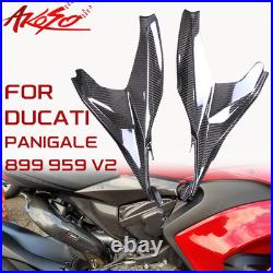 Ducati Panigale V2 899 959 Carbon Fiber Tank Side Panel Fairing Matte & Glossy