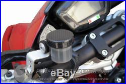 Ducati Sbk 748 916 996 998 Carbon Fiber Cover Fluid Tank Cap