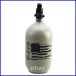 ELEV-8 Products 77ci/4500psi Paintball Carbon Fiber HPA Tank Matte Tan/Black