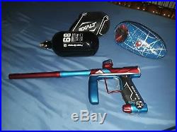 Empire axe pro with matching dye rotor hopper and carbon fiber tank