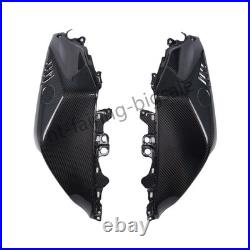 FSJ Real Carbon Fiber Side Tank Cover for Yamaha 2022-2023-2024-2025 YZF R7