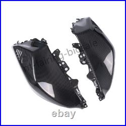 FSJ Real Carbon Fiber Side Tank Cover for Yamaha 2022-2023-2024-2025 YZF R7