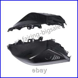 FSJ Real Carbon Fiber Side Tank Cover for Yamaha 2022-2023-2024-2025 YZF R7